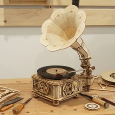 Classic Gramophone 3D Wooden Puzzle