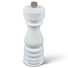 London 180mm White Gloss Pepper Mill