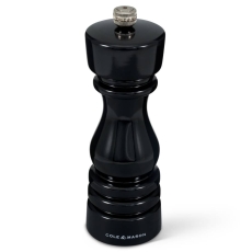 London 180mm Black Gloss Salt Mill