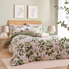 Passiflora Duvet Set Peach/Vine Green