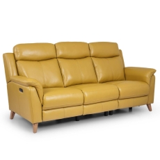 Dallas 3 Seater Leather Sofa