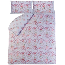 Cath Kidston Affinity Floral Duvet Set Sky Blue