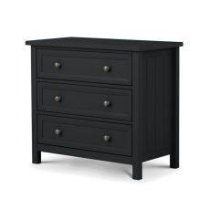 Marley 3 Drawer Wide Chest Anthracite