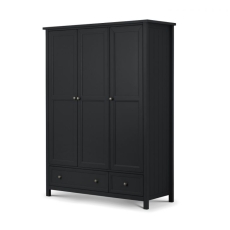 Marley 3 Door Combi Wardrobe Anthracite