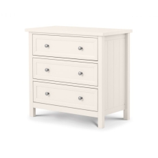 Marley 3 Drawer Wide Chest Surf White