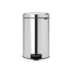 Brabantia Newicon Pedal Bin 20L Plastic Bucket Brilliant Steel