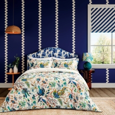 Harlequin Wonderland Floral Cover Set Lapis