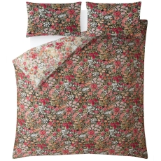 Graham & Brown Wallflower Duvet Set Rust Black