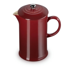 Le Creuset 1L Cafetiere With Metal Press Garnet