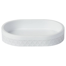 Showerdrape Chantilly White Soap Dish