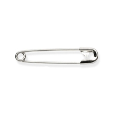 Safety Pins Silver 28mm