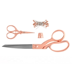 Scissors Gift Set Dressmaking Rose Gold