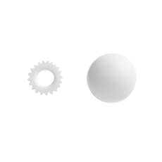 Buttons Cover Plastic White 11mm