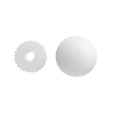 Buttons Cover Plastic White 18mm