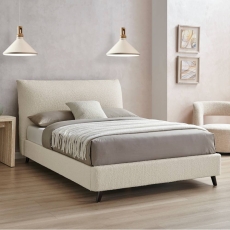 Lucia Pillow Bed Frame Ivory Boucle