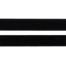 Hook and Loop Tape Sew On 10m x 20mm Black