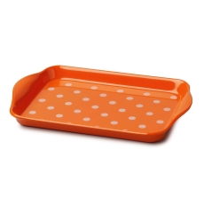 Zeal Mini Dotty Tray Orange (18X14cm) Neon