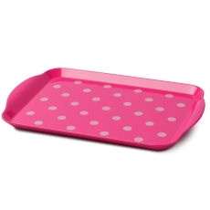 Zeal Small Dotty Tray Pink (30X21cm) Neon