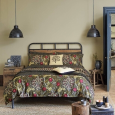 Morris & Co Seaweed Cover Set Black