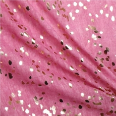 POM Recycled Pink /Rose Gold Large Speckled Print Scarf