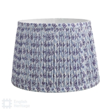 English Heritage St John Street Blue Cotton Empire Shade 25.5cm