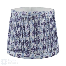 English Heritage St John Street Blue Cotton Empire Shade 14cm