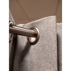 Pair of Eyelet Curtains In Highlander Gunmetal (Ipswich)