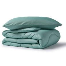 Night Lark Linen 10.5 Tog Duvet Seagrass Green