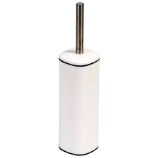 Showerdrape Capri Toilet Brush & Holder Satin White