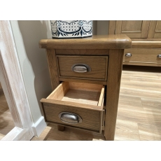 Harleston 3 Drawer Oak Bedside (Bury St Edmunds)