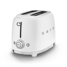 Smeg 2 Slice Toaster Matt White