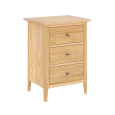 Saxham Small 3 Drawer Bedside