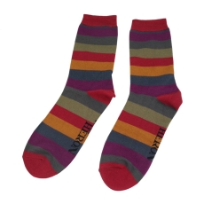 Mr Heron Thick Stripes Sock in a Box