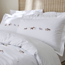 Sophie Allport Doggy Day Care Duvet Set Off-White