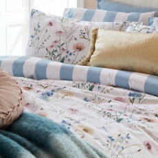 Laura Ashley Alford Meadow Duvet Set Delphinium Blue