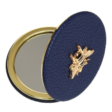 Alice Wheeler London Compact Mirror - Navy