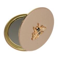 Alice Wheeler London Compact Mirror - Stone