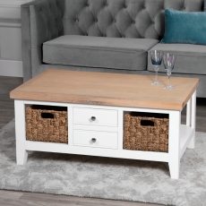 Elveden Coffee Table White