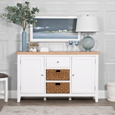 Elveden Large Sideboard White