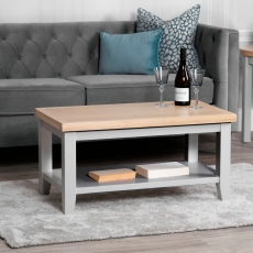 Elveden Small Coffee Table Grey