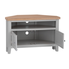 Elveden Corner TV Unit Grey