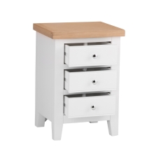 Elveden Large Bedside Cabinet White