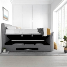 Farnham Ottoman TV Bed Marbella Dark Grey