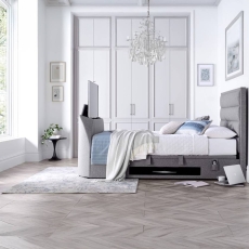 Kendal Ottoman TV Bed Marbella Dark Grey