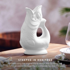 The Wade Gurgling Jug 0.6L White