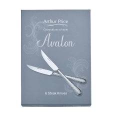 Arthur Price Avalon Set Of 6 Steak Knives