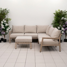 Hera Corner Sofa Set with Footstool