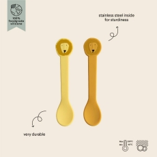 Mr Lion Silicone Spoon - 2 Pack