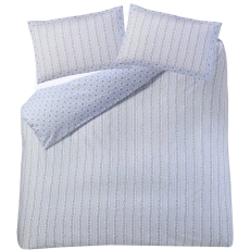 Cath Kidston Ticking Stripe Duvet Set Blue