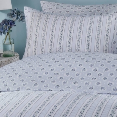 Cath Kidston Ticking Stripe Duvet Set Blue